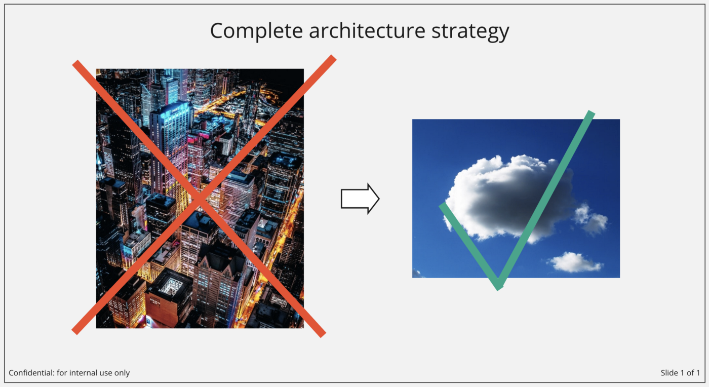 Silly cloud strategy